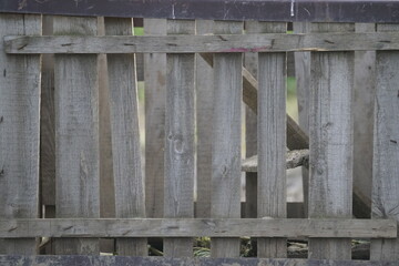Wooden fencing