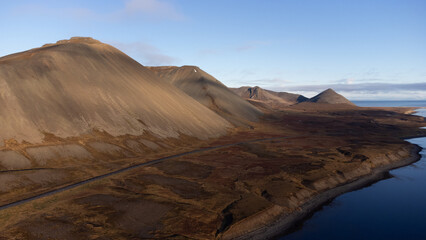 Naklejka premium Scenic road