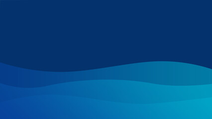 Blue waves Illustrated on dark blue background simple and minimalistic background image