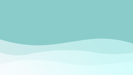 Mint light waves Illustrated on mint light background simple and minimalistic background image