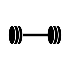 Dumbbell, Fitness Equipment Icon Design Vector Template Illustration