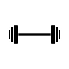 Dumbbell, Fitness Equipment Icon Design Vector Template Illustration