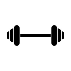 Dumbbell, Fitness Equipment Icon Design Vector Template Illustration