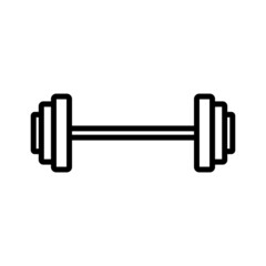 Dumbbell, Fitness Equipment Icon Design Vector Template Illustration