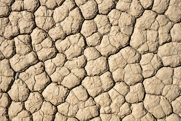 Smooth Dried Mud flats on Racetrack Playa