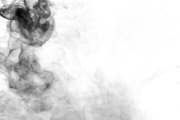 Black and white of vapor