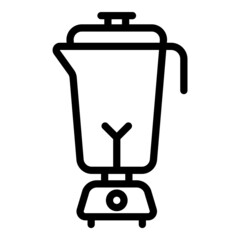 Blender Mixer Flat Icon Isolated On White Background