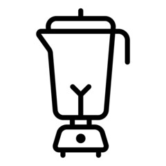 Blender Mixer Flat Icon Isolated On White Background