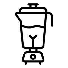 Blender Mixer Flat Icon Isolated On White Background
