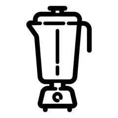 Blender Mixer Flat Icon Isolated On White Background