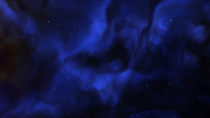 Fototapeta premium Deep outer space with stars and nebula 3d illustration