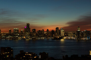 Fototapeta na wymiar Jersey City Skyline