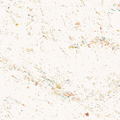 Abstract colorful venetian terrazzo pattern. Modern minimalistic grunge texture of mosaic floor with marble, granite, quartz, stone fragments. Trendy vector design illustration.