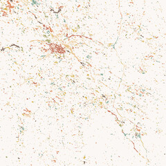 Abstract colorful venetian terrazzo pattern. Modern minimalistic grunge texture of mosaic floor with marble, granite, quartz, stone fragments. Trendy vector design illustration.