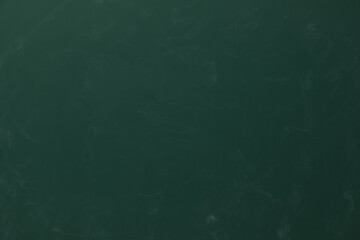 Dirty green chalkboard as background. School equipment