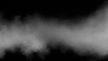 Fototapeta premium smoke on black background