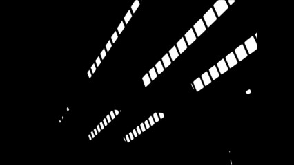 Obraz premium Mysterious windows in a graphic novel