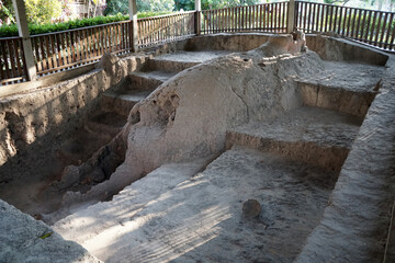 Archaeology of ancient kiln sites in Lanna region, Ja-Manas kiln, Northern Thailand. 