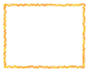 パステルで描いた四角のフレーム　背景　余白　