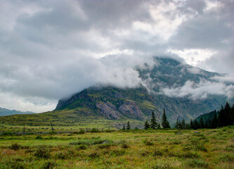 Fototapeta na wymiar Gornyi Altai or mountains of Altai