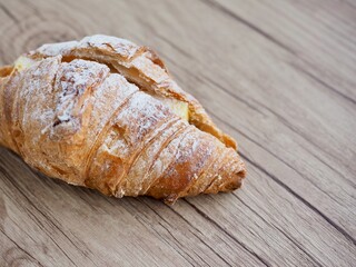 크루아상, 빵, 갈색, 음식, 베이커리