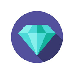 Jewelry diamond vector icon symbol design