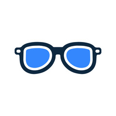 Glasses, eyeglasses icon. Simple editable vector illustration.