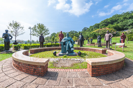 Statue of chiang kai shek, Cihu Mausoleum, taiwan