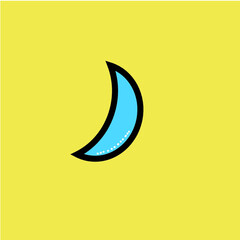crescent moon icon