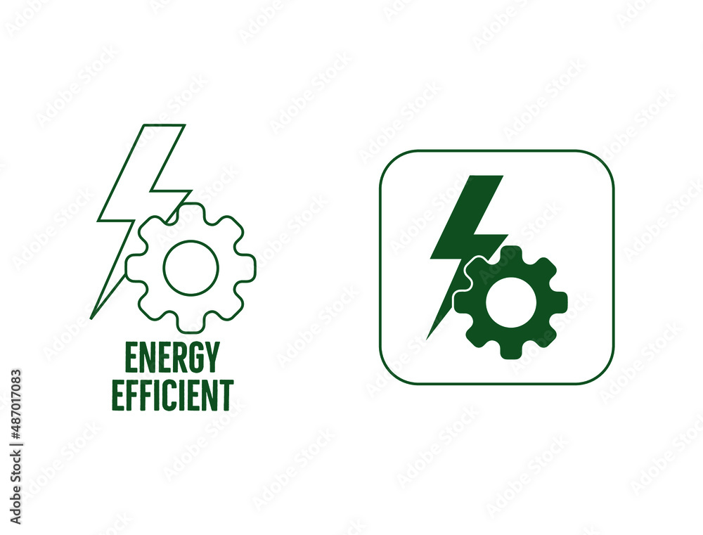 Canvas Prints energy efficient icon vector illustration