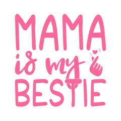 Mothers day Cut and print ready design.