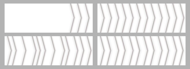 Fototapeta na wymiar Set of vector abstract graphic design banner background template background.