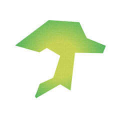 福岡県　日本地図