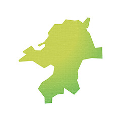 福岡県　日本地図