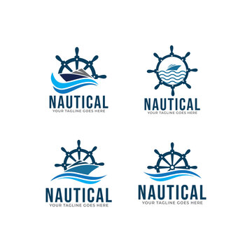 Nautical Logo vector  Design Template.