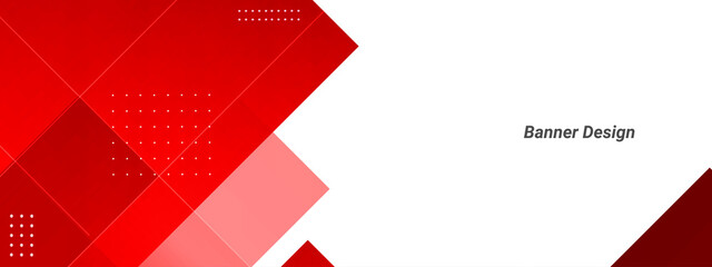 Abstract geometric red pattern modern decorative design background