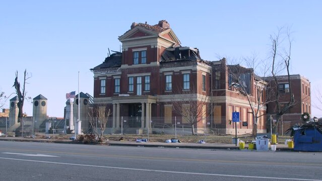 Graves County Courthouse In Mayfield, Kentucky