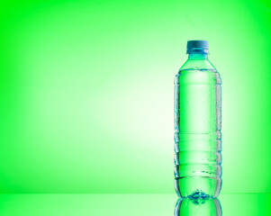 Plastic water bottle