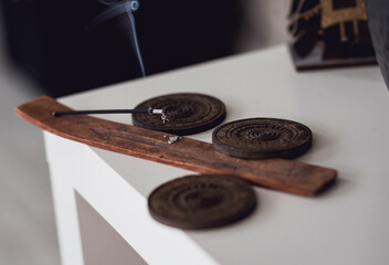 burning incense stick
