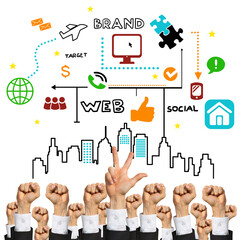 Business and teamwork concept