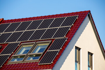 Einfamilienhaus mit Solaranlage bzw. Photovoltaikanlage