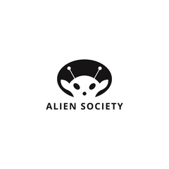 Alien Society Planet Logo Design