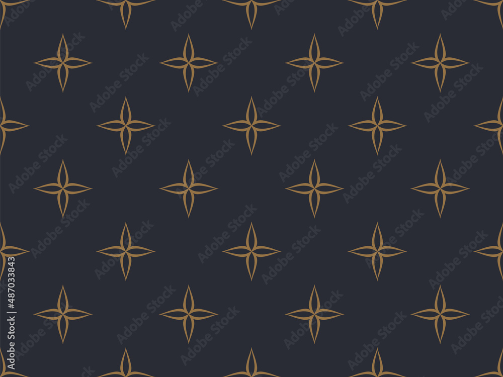 Poster abstract classic seamless pattern. retro vector background for print fabric or web pages.
