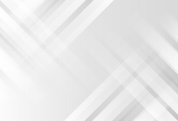 Abstract grey and white geometric shapes background. Modern overlay diagonal square shape texture design. Futuristic concept. Elegant transparent squares pattern vector. Vector illustration