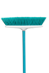 Plastic broom isolated