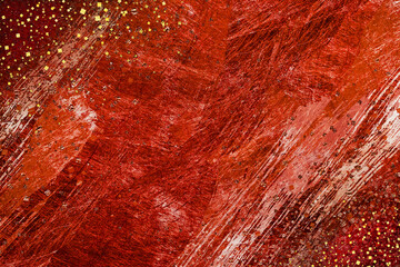 赤い岩の抽象画