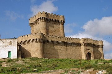 Naklejka premium Ramana Castle was built in the 13th century during the Great Selcuk period. The castle is located in the outskirts of Baku. Azerbaijan.