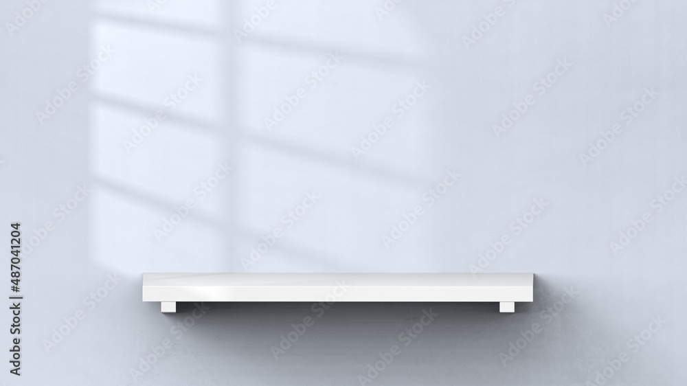 Poster product background using 3d rendering and geometry. background for products mockup presentation. 3d 
