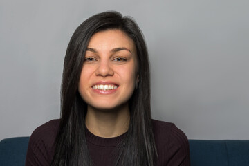 Portrait of a beautiful smiling young woman. People. Lifestyle.