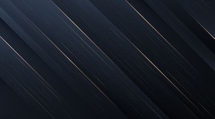 Abstract luxury dark blue background with golden dotted lines element and shadow. Modern luxury diagonal gold line stripe texture creative design. Premium pattern vector